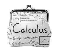 Appassionato di matematica, geometria e calcolo differenziale e integrale.,Portamonete in pelle PU, piccoli portafogli, astuccio per spiccioli con fibbia a scatto