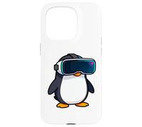 Appassionato di realtà virtuale del giocatore di pinguino fresco VR Custodia per iPhone 15 Pro