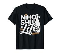 Appassionato di Sake Nihonshu Vino Riso Giapponese Amante Maglietta