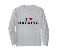 Appassionato di Sicurezza informatica I Heart Hacker - I Love Hacking Maglia a Manica