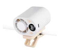 Appassionato Di Viaggi | 8,3x6,9x6,6 Cm Clip On Ricaricabile Portatile Multifunzionale - Ventola Di Raffreddamento A Batteria Affidabile Per Scrivania, Per Uomini Donne Giovani Adolescenti Adulti Camp