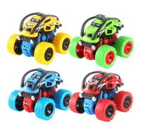 APPCRFM Giocattoli di Monster Trucks,Camion Giocattolo Macchine Bambini,Inertia Fuoristrada con Rotazione a 360 Gradi Macchina a Frizione,Regalo di Natale Perfetto per i Più Piccoli,4Pezzi