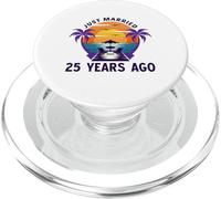 Appena sposato 25 Anni fa Corrispondente al 25 ° anniversario di matrimonio PopSockets PopGrip per MagSafe