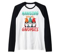 Appendere con i miei gnomi Maglia con Maniche Raglan