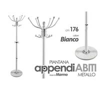APPENDI ABITI APPENDIABITI PIANTANA ALTA CM. 176 COLORE BIANCO O NERO ASSORTITO