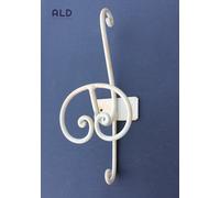 Appendi abiti da parete appendino da muro avorio attaccapanni in ferro battuto