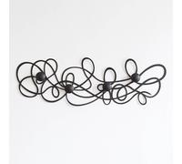 Appendi Abiti Doodle in metallo, colore Nero Goffrato nero goffrato