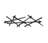 Arti & Mestieri, Shanghai, Appendiabiti 75cm Nero, Metallo