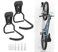 Appendi Bici Da Muro, 2 Supporti Bici Da Parete in Ferro Battuto Con Imbottiture