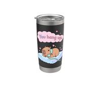 Appendi Capybara Coppia divertente Love Valentine Meme Bicchiere termico in acciaio inox doppia parete