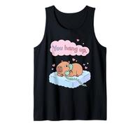 Appendi Capybara Coppia Divertente Love Valentine Meme Canotta