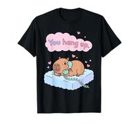 Appendi Capybara Coppia Divertente Love Valentine Meme Maglietta