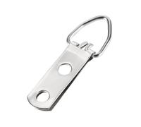 Appendi foto Anello D, 47mm x 15mm Argentato Kit per appendere foto, 100 pz