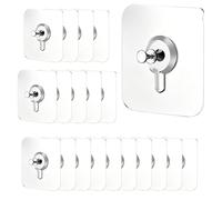 Appendi Quadri Senza Trapano - 20 Pezzi Ganci Resistenti Senza Trapano - Ganci Autoadesivi Per Quadri,Per Casa Cucina Piastrelle Calcestruzzo Esterno Bagno Arte Banner Blocco Foto