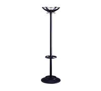 Unisit Appendiabiti Helix da terra 168 cm – 5 posti con portaombrelli – nero