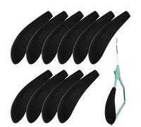 Appendiabiti a di gruccia in velluto floccato, antiscivolo, largo, standard, per vestiti, accessori per appendere cappotti, maglioni
