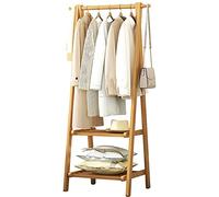 Appendiabiti a forma di asino in bambù, con guide per vestiti, elegante appendiabiti per camera da letto, soggiorno e ufficio, facile da montare e design durevole