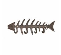 Appendiabiti a Forma di Scheletro di Pesce di Pesce Decorativo per Ingresso