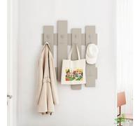 APPENDIABITI A PARETE MURO INGRESSO 8 GANCI TORTORA 64x81 h CM APPENDIPANNI