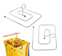 Appendiabiti a Spirale Per Lenzuola Appendiabiti Per Asciugatrice 2 Pezzi Appendiabiti a Spirale in Acciaio Inossidabile Pieghevole Quadrato Copripiumino Stendibiancheria Risparmio Di Spazio Per