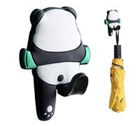 Appendiabiti a tema panda carino | Appendiabiti a forma di animale da parete | Ganci decorativi per la cameretta dei bambini, soluzione per riporre borse, organizer singolo per ingresso, armadio