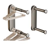 Appendiabiti a Ventosa da Parete Gancio Pieghevole Regolabile per Stoccaggio