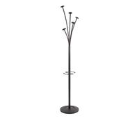 Appendiabiti Alba - Festy - nero - 5 appendini - 187 cm - 38 cm - PMFESTY N