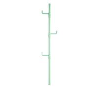 Appendiabiti angolare regolabile a 3 livelli dal pavimento al soffitto, perfetto per appendere vestiti in soggiorno, balcone e camera da letto (verde)