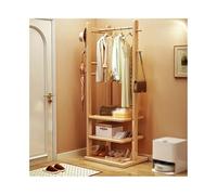 Appendiabiti autoportante in legno massello, salvaspazio, multistrato, per ingresso, piccolo appartamento, camera da letto, vestiti, organizer per cappelli e accessori