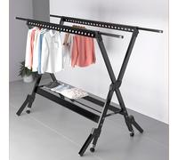 Appendiabiti autoportante in metallo, robusto espositore per indumenti e scarpiere, organizer versatile per la casa per abbigliamento e decorazioni, massimizza spazio e stile