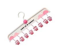 Appendiabiti Biancheria Intima,Organizzazione Armadio Con 8 Clip,Stendibiancheria Per Biancheria Intima E Portacalze | Per Interno Esterno Casa Appartamento Armadio Balcone Campeggio Lavanderia Abbigl