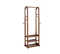 Appendiabiti cinese elegante in ottone - Supporto multifunzionale per abbigliamento e scarpe, semplice da camera da letto per cappotti, cappelli e accessori - elegante arredamento per la casa