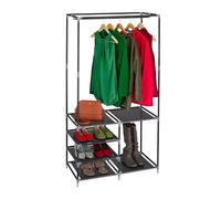 Appendiabiti con 6 Ripiani e Asta Porta Grucce - Struttura Solida