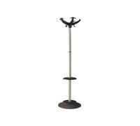 APPENDIABITI 168CM A 5 POSTI C/PORTAOMBRELLI NERO/GRIGIO