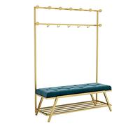 Appendiabiti da ingresso con scarpiera, a 2 ripiani, con ganci, per corridoio, soggiorno, camera da letto, arredamento elegante per la casa