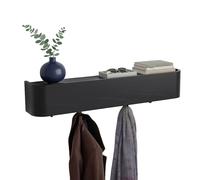 Appendiabiti da Muro Design Moderno con 4 Ganci a Scomparsa
