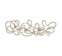 Arti & Mestieri Doodle - Appendiabiti di Design 100% Made in Italy - in Ferro, 77 x 25 cm (Beige)
