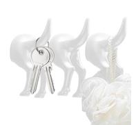 Appendiabiti da parete - 3 ganci a coda di cane, organizer per cappelli, decorazione da parete, per la casa, per ingresso, soggiorno, camera da