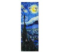 Lupia Appendiabiti da Parete 46x125 cm Notte Stellata a Pannello con Stampa, Guardaroba, attaccapanni Muro con 5 Ganci