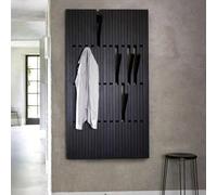 Appendiabiti Da Parete Appendiabiti Da Parete Appendiabiti Per Tasti Di Pianoforte Appendiabiti In Legno Massello Naturale Appendiabiti In Tessuto Non Tessuto, Ganci Moderni Unici Ribaltabili(Black,55