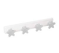 APPENDIABITI da Parete camera BEBÉ bambino Stelle grigio legno laccata base plastica resine ABS 410x60MM