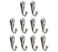 Appendiabiti da parete con 10 ganci retrò, elegante contenitore per cappotti, cappelli e chiavi, perfetto ingresso e design salvaspazio