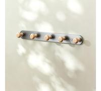 Appendiabiti Da Parete, Ganci A Sfera In Legno, for Corridoio Bagno