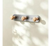 Appendiabiti Da Parete, Ganci A Sfera In Legno, for Corridoio Bagno