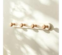 Appendiabiti Da Parete, Ganci A Sfera In Legno, for Corridoio Bagno