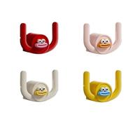 Appendiabiti Da Parete Gancio for pantofole da cartone animato, porta pantofole da bagno, organizer for la doccia, porta scarpe, supporto di scarico for bagni e camere da letto(4Pcs Mixed colors)