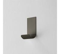 Appendiabiti da parete giovane semplice MIMI Dimensioni 3,5x4xh 7 cm Si portata max 5Kg metallo da attaccare a muro con biadesivo in dotazione Grigio ombra RAL 7022 grigio