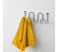 Appendiabiti da parete giovane semplice MOLLY Dimensioni 35 cm Si compone di un unico elemento in tondino metallico Verde Eucalipto verde