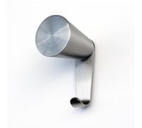 Appendiabiti da parete in acciaio inossidabile CONE + spessore 2 mm dimensioni 6x9x h 11 Cm Forma geometrica a cono Finitura satinato