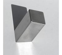 Appendiabiti da parete in acciaio inossidabile CUBE dimensioni 5x8,5x h 10,5 Cm Forma geometrica a cono Finitura Inox Lucido inox lucido